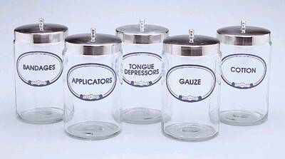 Graham-Field Sundry Jar Glass Clear 4.25 X 7 Inch - Each - 3454A G-EA