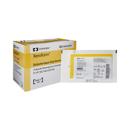 Cardinal Xeroform Petrolatum Impregnated Dressing Xeroform™ Occlusive Strip 5 X 9 Inch Sterile - Each - 8884431605-EA
