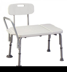 Graham-Field Lumex® Imperial Collection Bath Transfer Bench Reversible Arm 17-1/2 to 21-1/2 Inch Seat Height 400 lbs. Weight Capacity - Case of 2 - 7929-CS