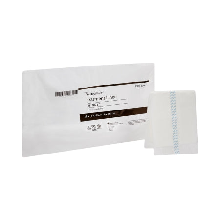 Cardinal Incontinence Liner Wings™ 7 X 17 Inch Moderate Absorbency Polymer Core One Size Fits Most - Bag of 1 - 635A-BG