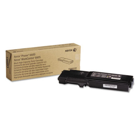 Xerox® 106R02228 High-Yield Toner, 8,000 Page-Yield, Black - Each - XER-106R02228-EA