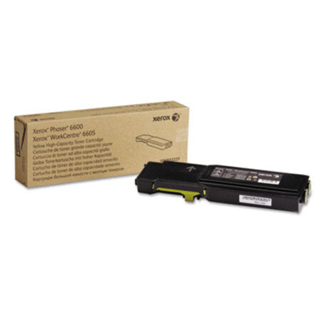 Xerox® 106R02227 High-Yield Toner, 6,000 Page-Yield, Yellow - Each - XER-106R02227-EA