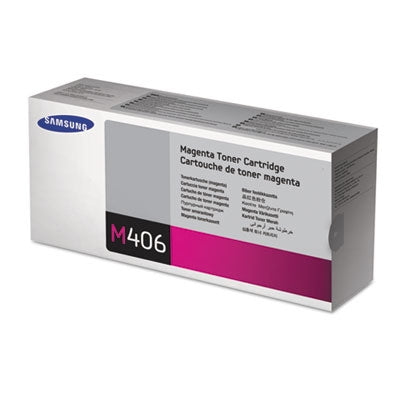 Samsung SU256A (CLT-M406S) Toner, 1,000 Page-Yield, Magenta - Pack of 1 - HEW-SU256A-PK