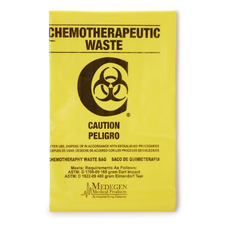 McKesson Chemo Waste Bag McKesson 30 to 33 gal. Yellow Bag 31 X 41 Inch - Case of 100 - 03-47CBL4-CS