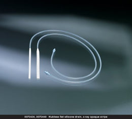 Bard Wound Drain Tube Bard® Silicone Hubless Style 7 Fr. Size Sterile - Case of 10 - 0070430-CS