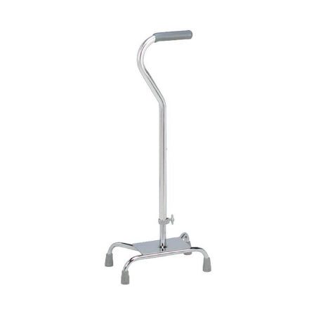 Apex-Carex Healthcare Large Base Quad Cane Carex® Aluminum 28 to 37 Inch Height Silver - Each - FGA740C0 0000-EA