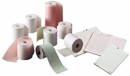 Cardinal Diagnostic Recording Paper Medi-Trace® Thermal Paper 50 mm X 30.48 Meter Roll Black Grid - Case of 50 - 20060622-CS