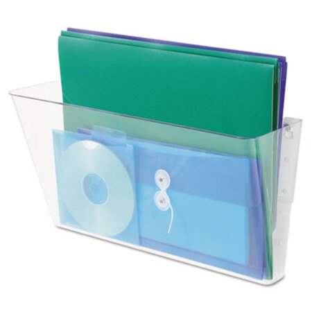 Deflecto® Stackable DocuPocket Wall File, Legal Size, 16.25" x 4" , Clear - Each - DEF-74301-EA