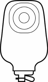 Hollister Urostomy Pouch Premier™ One-Piece System 9 Inch Length Drainable - Box of 10 - 8467-BX