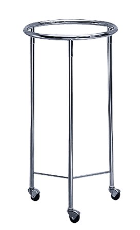 The Brewer Company Hamper Stand Rolling Round Opening Open Top Without Lid - Each - 33330-EA
