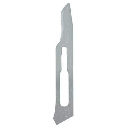 Integra Lifesciences Surgical Blade Miltex® Carbon Steel No. 15 Sterile Disposable Individually Wrapped - Box of 100 - 4-115-BX
