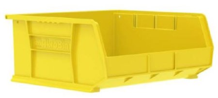 Akro-Mils Storage Bin AkroBins® Yellow Plastic 7 X 14-3/4 X 16-1/2 Inch - CT/6 - 30250YELLO-CT