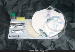 Bard Catheter Insertion Tray Bard® Add-A-Foley Foley Without Catheter Without Balloon Without Catheter - Case of 10 - 802015-CS