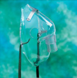 Medline Aerosol Mask Hudson RCI® Elongated Style Adult One Size Fits Most Adjustable Head Strap / Nose Clip - Case of 50 - HUD1385-CS