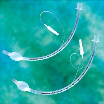 Teleflex LLC Cuffed Endotracheal Tube Sheridan CF® 160 mm Length Curved 3.0 mm Neonate Murphy Eye - Box of 10 - 5-10106-BX
