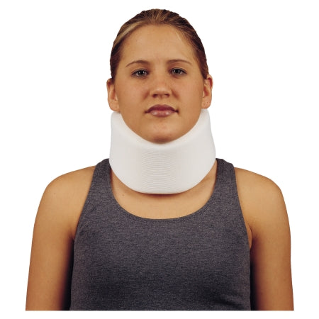 DeRoyal Cervical Collar Comfo-Eze® Medium Density Adult X-Small, Narrow One-Piece 2 Inch Height 19-1/2 Inch Length - Each - 1003-01-EA