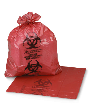 McKesson Infectious Waste Bag McKesson 40 to 45 gal. Red Bag 17 X 23 X 46 Inch - Case of 150 - 03-4715-CS