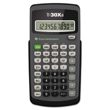 Texas Instruments TI-30Xa Scientific Calculator, 10-Digit LCD - Each - TEX-TI30XA-EA