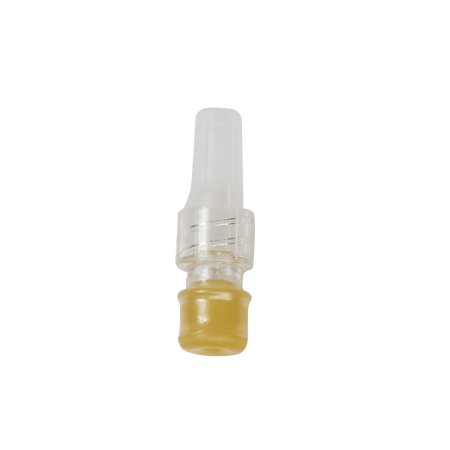B. Braun Cap, Intermittent Injection Priming Volume 0.1 mL, Length 3/4 Inch, Proximal Injection Port, Distal Male Luer Lock Connector, DEHP-free, - Case of 100 - 418030-CS