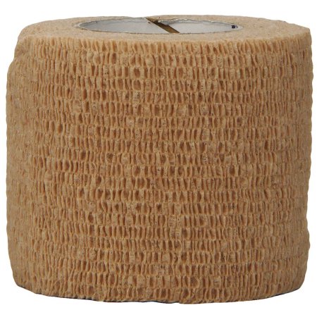 3M Cohesive Bandage 3M™ Coban™ 2 Inch X 5 Yard Self-Adherent Closure Tan NonSterile Standard Compression - Case of 36 - 1582-CS