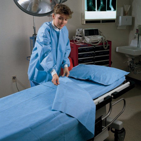 O&M Halyard Inc General Purpose Drape Exam Sheet 30 W X 72 L Inch NonSterile - Case of 80 - 67793-CS