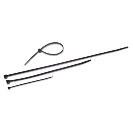 Tatco Nylon Cable Ties, 11 x 0.19, 50 lb, Black, 500/Pack - Pack of 1 - TCO-22700-PK