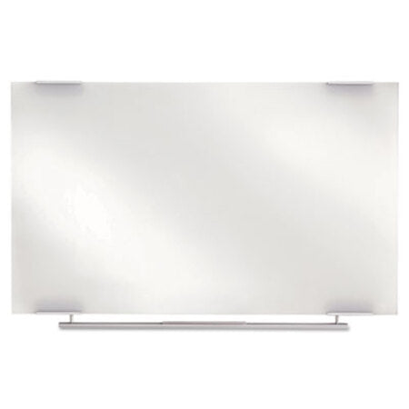 Iceberg Clarity Glass Dry Erase Board with Aluminum Trim, 48 x 36, White Surface - Each - ICE-31140-EA