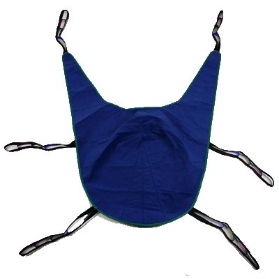 Invacare Divided Leg Sling Reliant 6 Point With Head Support Chainless Large 450 lbs. Weight Capacity - Each - R101-EA