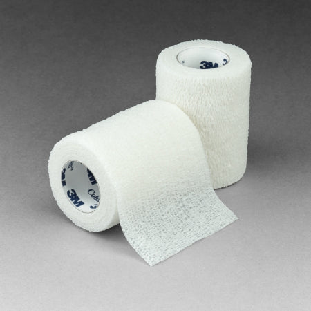 3M Cohesive Bandage 3M™ Coban™ 3 Inch X 5 Yard Self-Adherent Closure White NonSterile Standard Compression - Case of 24 - 1583W-CS