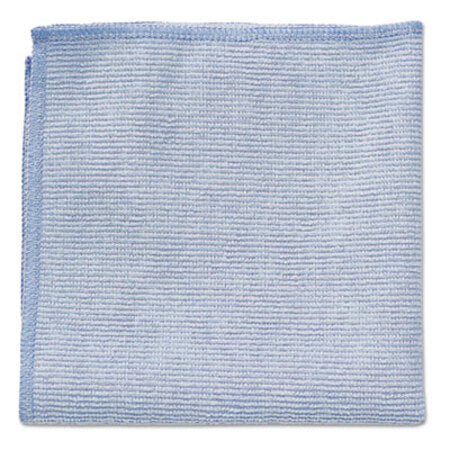 Rubbermaid® Commercial Microfiber Cleaning Cloths, 12 x 12, Blue, 24/Pack - Pack of 1 - RCP-1820579-PK