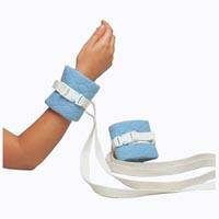 Tidi Products Wrist Restraint One Size Fits Most Hook and Loop / Quick-Release Buckle 1-Strap - Pair - 2552-PR