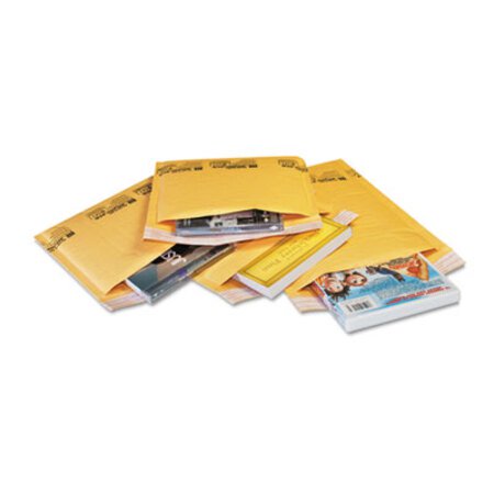 Sealed Air Jiffylite Self-Seal Bubble Mailer, #0, Barrier Bubble Air Cell Cushion, Self-Adhesive Closure, 6 x 10, Brown Kraft, 200/CT - CT/1 - SEL-55445-CT