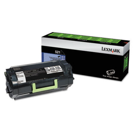 Lexmark™ 52D1000 Toner, 6,000 Page-Yield, Black - Each - LEX-52D1000-EA