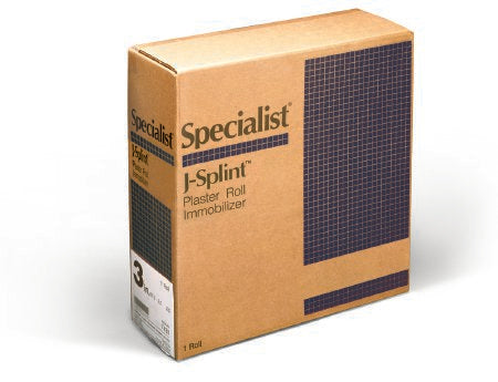 BSN Medical Padded Plaster Bandage Specialist® J-Splint® 3 Inch X 20 Foot Foam / Plaster of Paris / Stockinette White - Case of 1 - 7333-CS