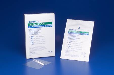 Cardinal Non-Adherent Dressing Telfa™ Clear 12 X 12 Inch Sterile Square - Case of 50 - 1113-CS