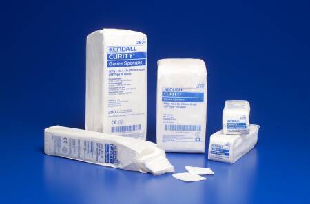 Cardinal Gauze Sponge Curity™ 3-1/2 X 4 Inch 100 per Pack NonSterile 32-Ply Rectangle - Case of 1000 - 2438--CS