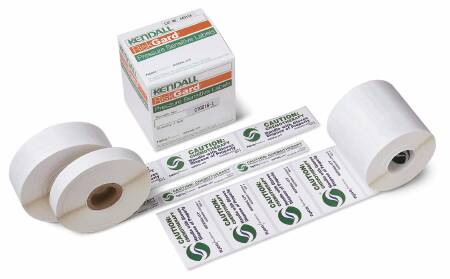 Cardinal Pre-Printed Label Kendall Healthcare Warning Label White Paper Chemotherapy Green Caution 1/2 X 3 Inch - Roll of 1 - CT6006-1-RL