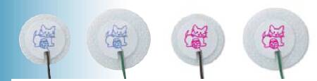 Cardinal ECG Electrode with Leadwire Cloth Backing Radiolucent / MR Tested Snap Connector 3 per Pack - Case of 300 - 31424735-CS