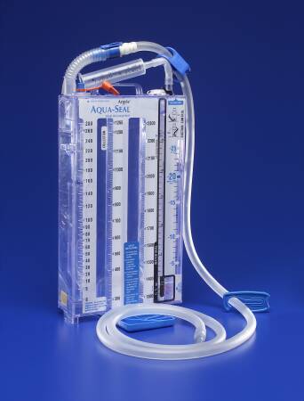 Cardinal Chest Drain System Argyle™ Aqua-Seal™ 2300 mL - Case of 5 - 8888571315-CS