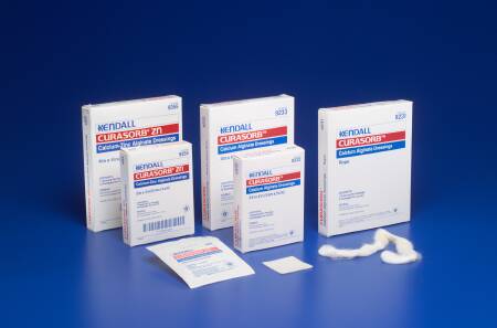 Cardinal Alginate Dressing Kendall™ 4 X 8 Inch Rectangle - Case of 50 - 9238-CS