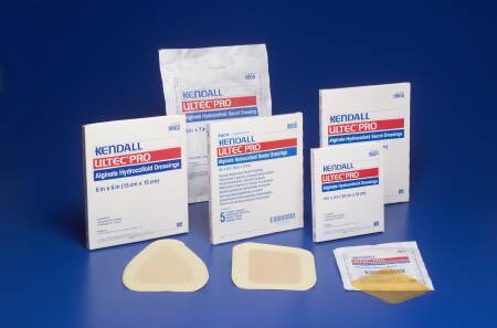 Cardinal Thin Hydrocolloid Dressing Kendall™ 6 X 7 Inch Sacral - Case of 50 - 9806-CS