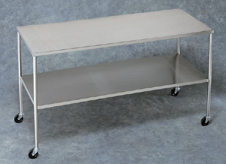 Blickman Instrument Table Howard 30 X 16 X 34 Inch 304 Stainless Steel / 18 Gauge 16 Inch Shelf Spacing 300 lbs. Weight Capacity 1 Shelf - Each - 0117829000-EA