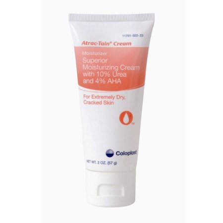 Coloplast Hand and Body Moisturizer Atrac-Tain® 2 oz. Tube Unscented Cream CHG Compatible - Case of 12 - 1802-CS