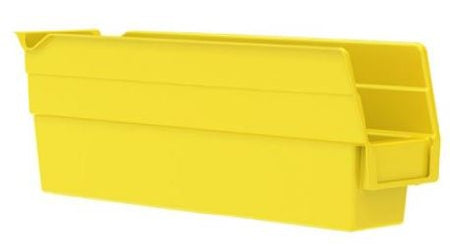 Akro-Mils Shelf Bin Yellow Industrial Grade Polymers 2-3/4 X 4 X 11-5/8 Inch - CT/24 - 30110YELLO-CT
