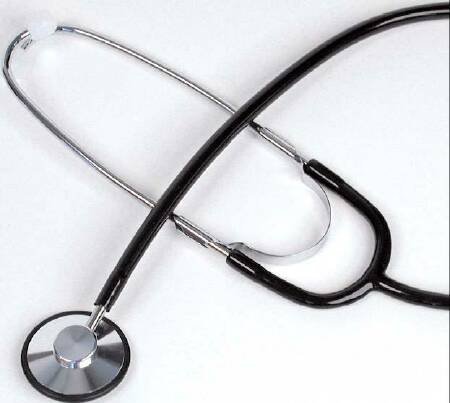 Kerma Medical Products Classic Stethoscope Yellow 1-Tube 22 Inch Tube Single Head Chestpiece - Each - 04630-EA