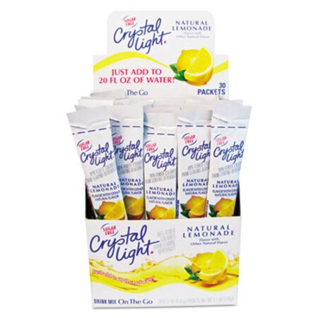 Crystal Light® Flavored Drink Mix, Lemonade, 30 .17oz Packets/Box - Box of 1 - CRY-79600-BX