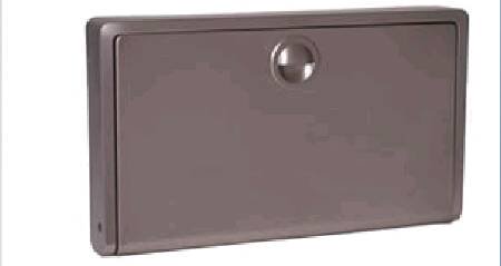 Koala Baby Changing Station Koala Bear Kare® Rectangular Stainless Steel Gray Horizontal Mount - Each - KB110-SSWM-EA