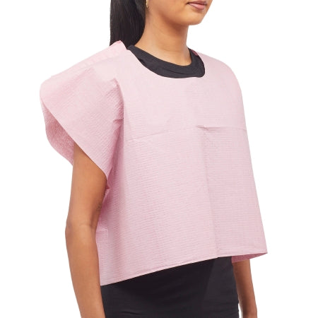 McKesson Exam Cape McKesson Mauve Front / Back Opening Without Closure Unisex - Case of 100 - 18-891-CS