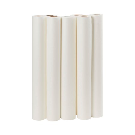 McKesson Table Paper McKesson 21 Inch Width White Smooth - Case of 12 - 18-914-CS