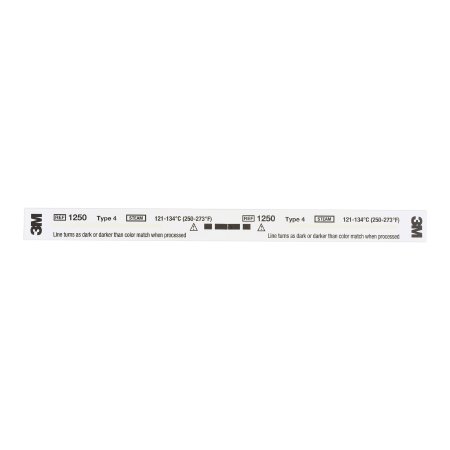 3M Comply™ Sterilization Chemical Indicator Strip Steam 8 Inch - Box of 240 - 1250-BX